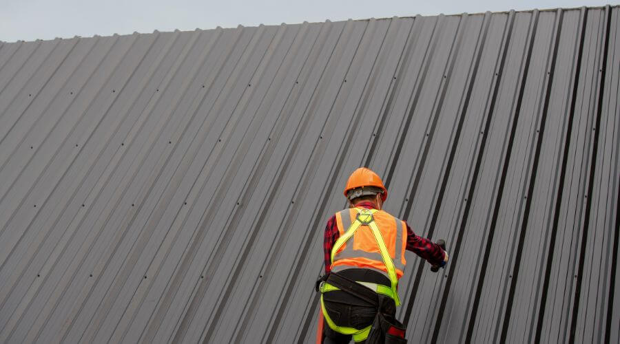Professional metal roof installation services in Hubbard, IA